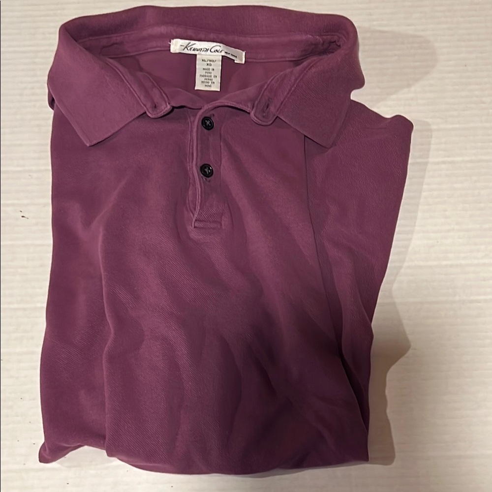 Kenneth Cole Plum Polo Shirt